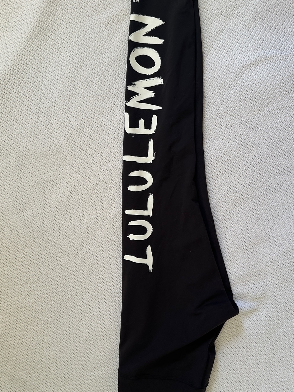 lululemon athletica Black Logo Leggings